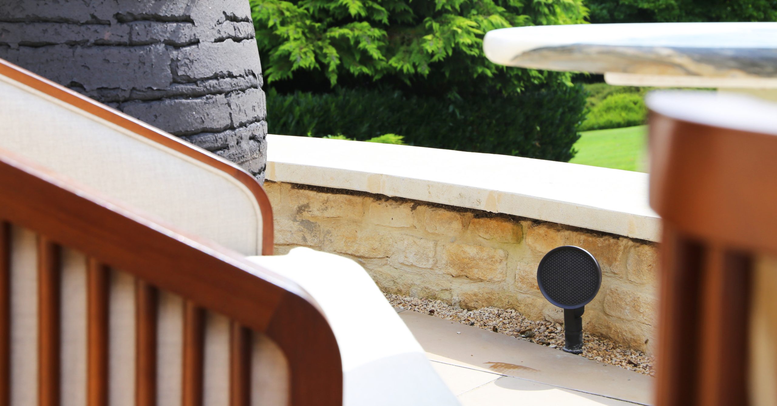 garden audio installations