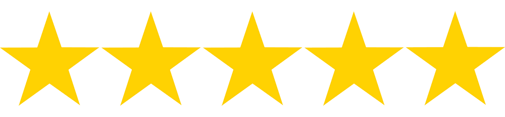5 star reviews